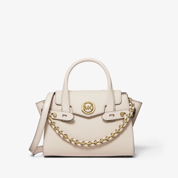 Carmen Extra-Small Saffiano Leather Belted Satchel - Picture 1 of 4